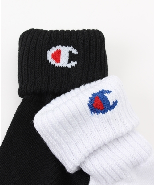 Champion（チャンピオン）の「【Champion】ノンパイル2P折り返し（ソックス/靴下・レディース・ブラック・ﾌﾘ-）」の5枚目の写真