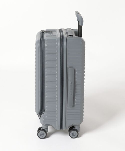 EDGELINK（エッジリンク）の「クルーズボックス エース 32L-39L 3.2kg 機内持込 フロントポケット キャスターストッパー エキスパンド 05805（スーツケース/キャリーバッグ・メンズ・アイボリー/ブラック/グレー/ブルー系/オレンジ/チョコ・FREE）」の7枚目の写真