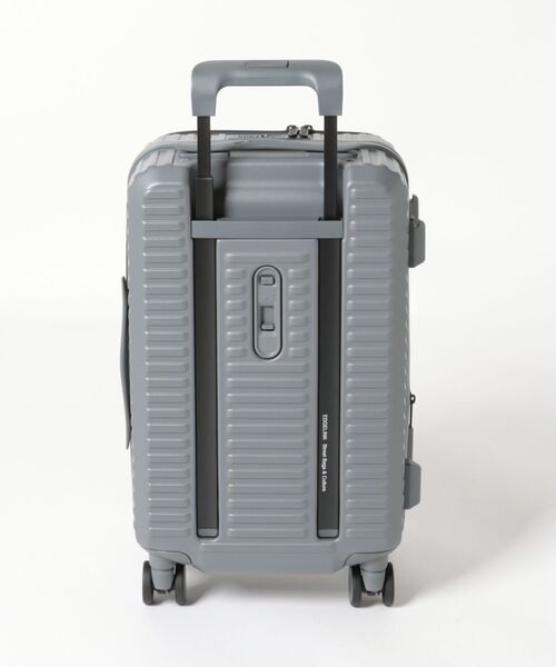 EDGELINK（エッジリンク）の「クルーズボックス エース 32L-39L 3.2kg 機内持込 フロントポケット キャスターストッパー エキスパンド 05805（スーツケース/キャリーバッグ・メンズ・アイボリー/ブラック/グレー/ブルー系/オレンジ/チョコ・FREE）」の8枚目の写真