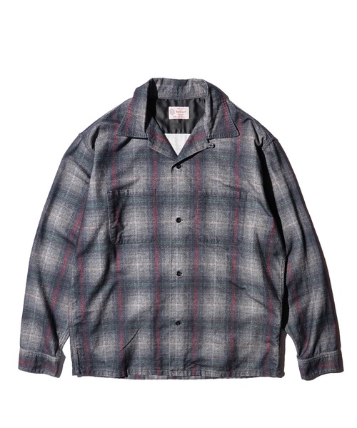 TOWNCRAFT(タウンクラフト)の「TOWNCRAFT / タウンクラフト PRINTED COTTON NEL OMBRE CHECK SHIRT プリンテッド コットンネル オンブレチェック シャツ(シャツ/ブラウス・メンズ・ホワイト/グレー/パープル・MEDIUM/LARGE/X-LARGE)」の3枚目の写真