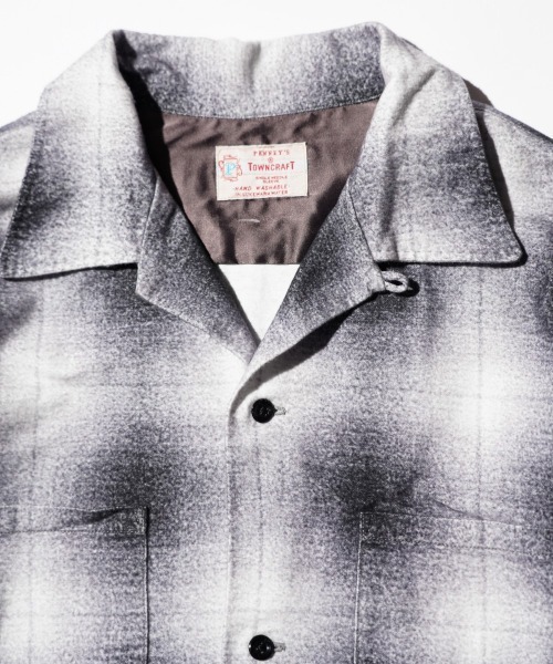 TOWNCRAFT(タウンクラフト)の「TOWNCRAFT / タウンクラフト PRINTED COTTON NEL OMBRE CHECK SHIRT プリンテッド コットンネル オンブレチェック シャツ(シャツ/ブラウス・メンズ・ホワイト/グレー/パープル・MEDIUM/LARGE/X-LARGE)」の12枚目の写真