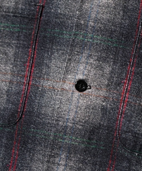 TOWNCRAFT(タウンクラフト)の「TOWNCRAFT / タウンクラフト PRINTED COTTON NEL OMBRE CHECK SHIRT プリンテッド コットンネル オンブレチェック シャツ(シャツ/ブラウス・メンズ・ホワイト/グレー/パープル・MEDIUM/LARGE/X-LARGE)」の21枚目の写真