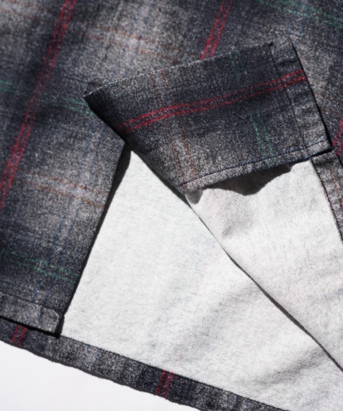 TOWNCRAFT(タウンクラフト)の「TOWNCRAFT / タウンクラフト PRINTED COTTON NEL OMBRE CHECK SHIRT プリンテッド コットンネル オンブレチェック シャツ(シャツ/ブラウス・メンズ・ホワイト/グレー/パープル・MEDIUM/LARGE/X-LARGE)」の22枚目の写真