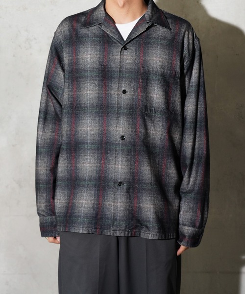 TOWNCRAFT(タウンクラフト)の「TOWNCRAFT / タウンクラフト PRINTED COTTON NEL OMBRE CHECK SHIRT プリンテッド コットンネル オンブレチェック シャツ(シャツ/ブラウス・メンズ・ホワイト/グレー/パープル・MEDIUM/LARGE/X-LARGE)」の6枚目の写真