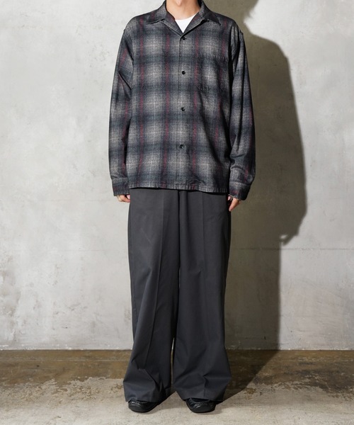 TOWNCRAFT(タウンクラフト)の「TOWNCRAFT / タウンクラフト PRINTED COTTON NEL OMBRE CHECK SHIRT プリンテッド コットンネル オンブレチェック シャツ(シャツ/ブラウス・メンズ・ホワイト/グレー/パープル・MEDIUM/LARGE/X-LARGE)」の7枚目の写真