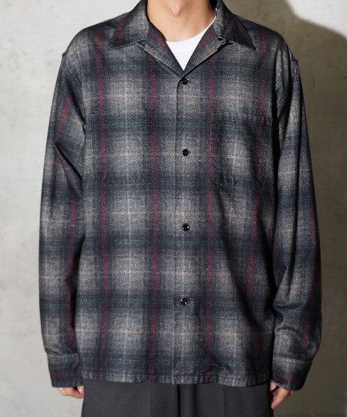 TOWNCRAFT(タウンクラフト)の「TOWNCRAFT / タウンクラフト PRINTED COTTON NEL OMBRE CHECK SHIRT プリンテッド コットンネル オンブレチェック シャツ(シャツ/ブラウス・メンズ・ホワイト/グレー/パープル・MEDIUM/LARGE/X-LARGE)」の8枚目の写真