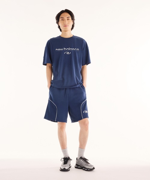 NEW BALANCE（ニューバランス）の「Trackside ショートスリーブTシャツ（Tシャツ/カットソー・メンズ・ネイビー/ホワイト・XX-LARGE/X-LARGE/LARGE/MEDIUM/SMALL）」の13枚目の写真
