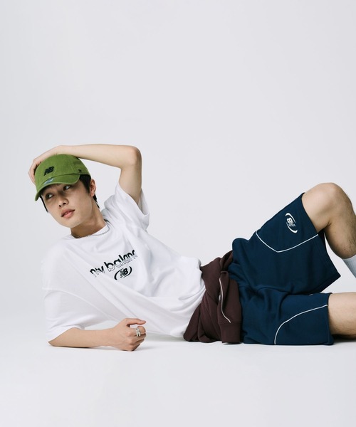 NEW BALANCE（ニューバランス）の「Trackside ショートスリーブTシャツ（Tシャツ/カットソー・メンズ・ネイビー/ホワイト・XX-LARGE/X-LARGE/LARGE/MEDIUM/SMALL）」の16枚目の写真