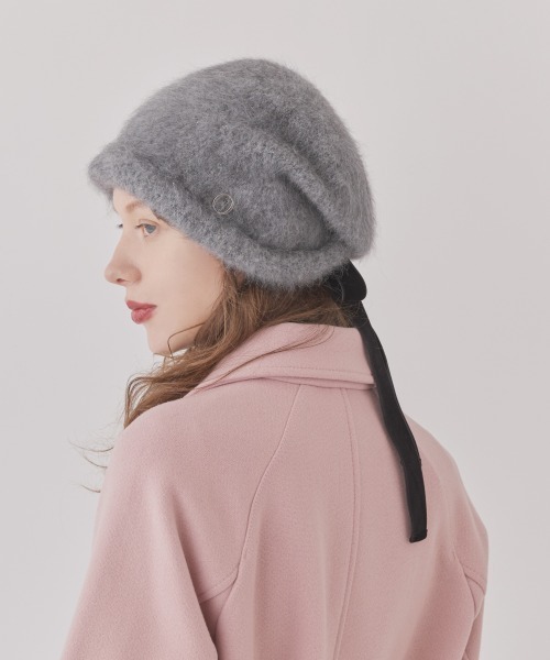 Chapeau d' O(シャポードオー)の「Chapeau d' O Lame Angora Hood / シャポードオー(ハット・レディース・グレー/ホワイト/ピンク/ライトベージュ・FREE)」の10枚目の写真