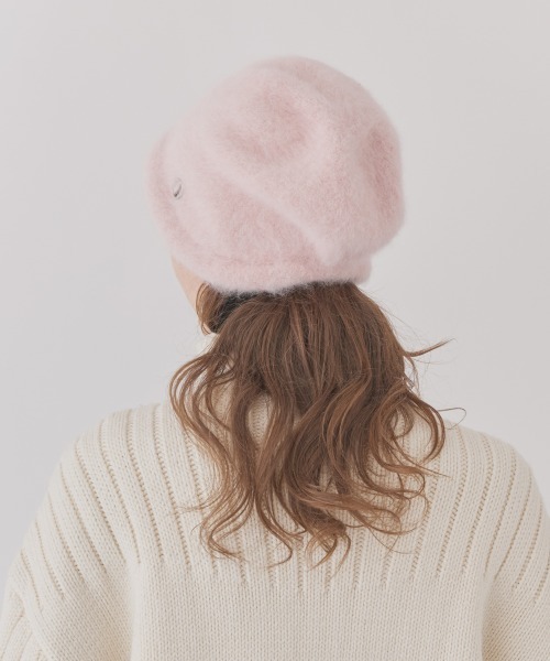 Chapeau d' O(シャポードオー)の「Chapeau d' O Lame Angora Hood / シャポードオー(ハット・レディース・グレー/ホワイト/ピンク/ライトベージュ・FREE)」の20枚目の写真