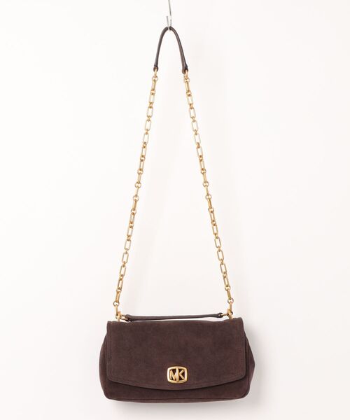 MICHAEL KORS(マイケルコース)の「BRYANT スエード コンバーチブル ショルダーバッグ スモール(ショルダーバッグ・レディース・ブラウン系・FREE)」の5枚目の写真