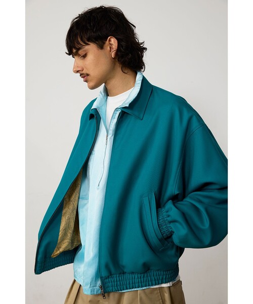 BEAMS(ビームス)の「ギャバ ジップ ブルゾン(ブルゾン・メンズ・ブラック/ロイヤルブルー・S/M/L/XL)」の4枚目の写真