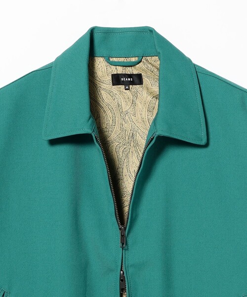 BEAMS(ビームス)の「ギャバ ジップ ブルゾン(ブルゾン・メンズ・ブラック/ロイヤルブルー・S/M/L/XL)」の10枚目の写真