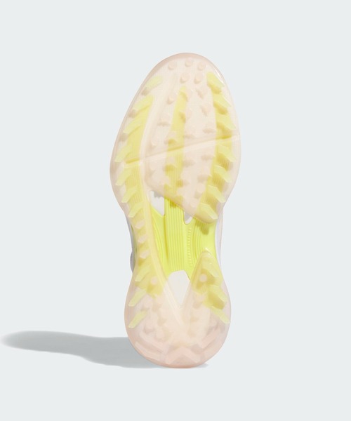 adidas（アディダス）の「ウィメンズ アディゼロ ゼッドジー 25 ボア【adidas Golf/アディダスゴルフ】（スニーカー・レディース・ホワイト×イエロー・22.5cm/23.5cm/24.5cm/25.5cm/23.0cm/24.0cm/25.0cm/26.0cm/22.0cm）」の3枚目の写真