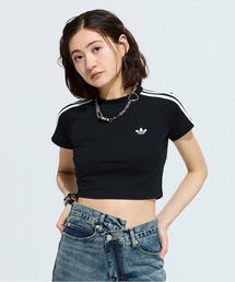 adidas（アディダス）の「SSTベビーティー   クロップド丈   アディダスオリジナルス adidas Originals（Tシャツ/カットソー）」