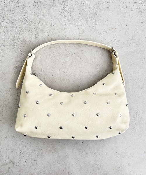 wears(ウェアーズ)の「2way スタッズショルダーバッグ(ショルダーバッグ・レディース・アイボリー/ブラウン/ブラック/ダークブラウン・FREE)」の12枚目の写真