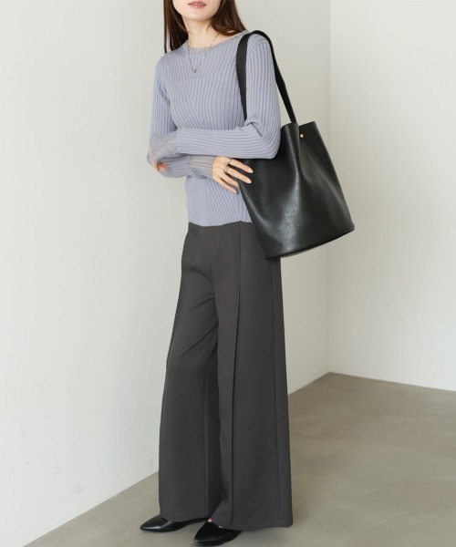 Bab(バブ)の「サークル型トートBAG(トートバッグ・レディース・ブラウン/ブラック・ONESIZE)」の9枚目の写真