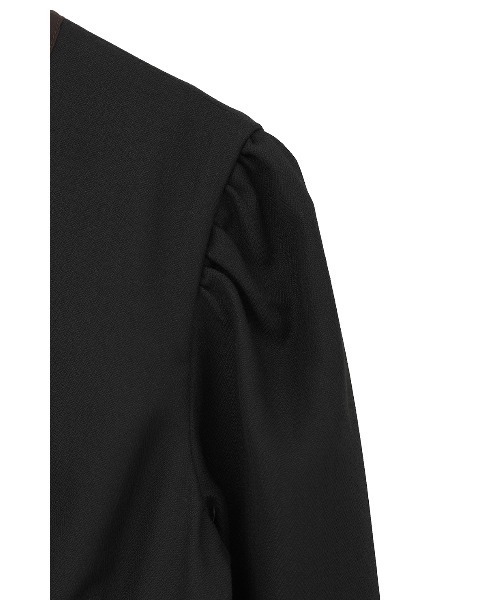 CLANE(クラネ)の「HERRINGBONE CORSET DETAIL TOPS(その他トップス・レディース・ブラック/その他・1/2)」の4枚目の写真