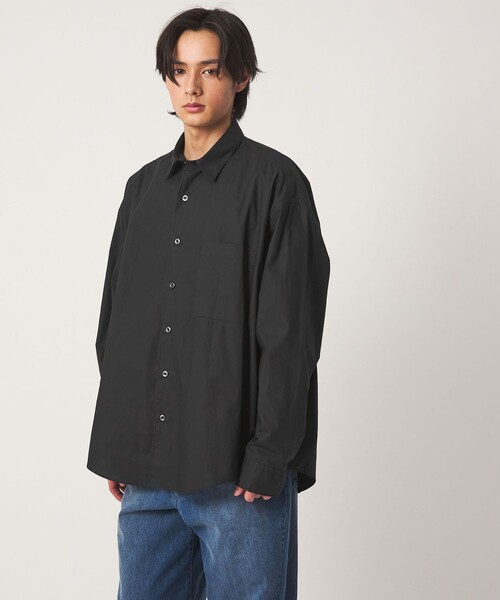 CITEN(シテン)の「<CITEN>ビッグポケットオーバーシャツ(シャツ/ブラウス・メンズ・ブラック/ライトブルー・M/L)」の2枚目の写真