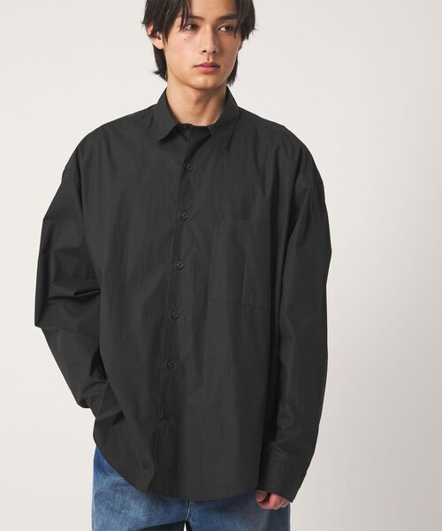 CITEN(シテン)の「<CITEN>ビッグポケットオーバーシャツ(シャツ/ブラウス・メンズ・ブラック/ライトブルー・M/L)」の14枚目の写真