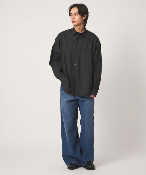 CITEN(シテン)の「<CITEN>ビッグポケットオーバーシャツ(シャツ/ブラウス・メンズ・ブラック/ライトブルー・M/L)」の15枚目の写真