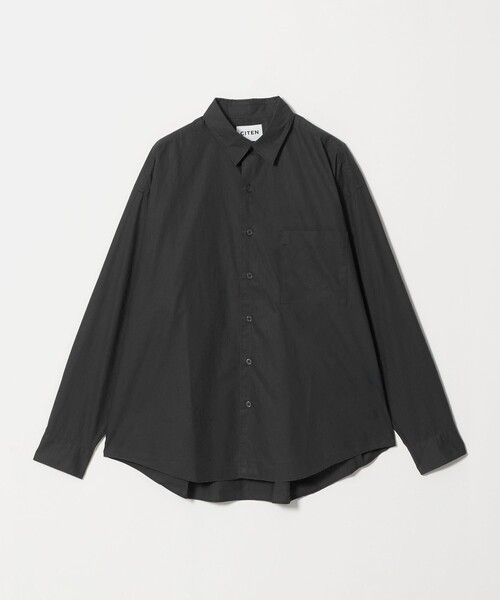 CITEN(シテン)の「<CITEN>ビッグポケットオーバーシャツ(シャツ/ブラウス・メンズ・ブラック/ライトブルー・M/L)」の7枚目の写真