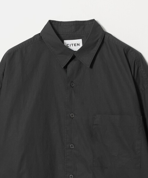 CITEN(シテン)の「<CITEN>ビッグポケットオーバーシャツ(シャツ/ブラウス・メンズ・ブラック/ライトブルー・M/L)」の8枚目の写真