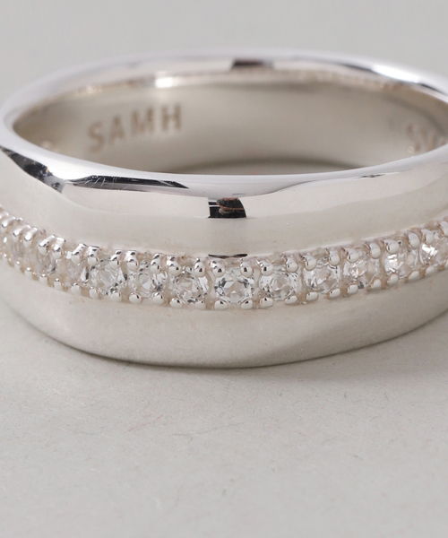 Lilas(リラ)の「【SAMH by LILAS】ホワイトトパーズラインリング SV(リング・レディース・シルバー・11/13/15 )」の7枚目の写真