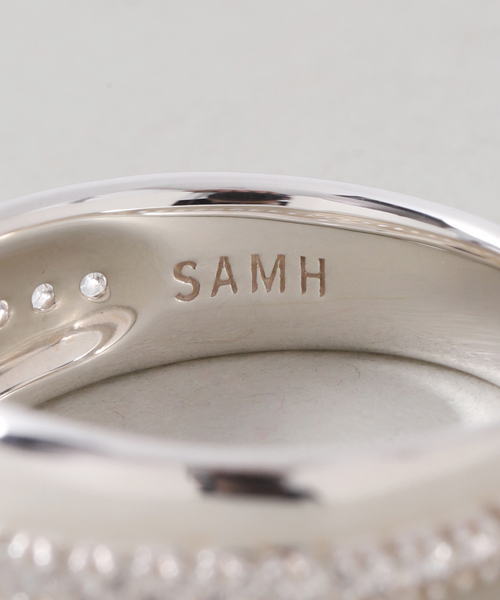Lilas(リラ)の「【SAMH by LILAS】ホワイトトパーズラインリング SV(リング・レディース・シルバー・11/13/15 )」の8枚目の写真