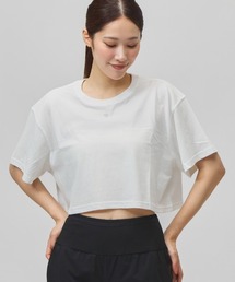 ITZON（イットゾン）の「イットゾン  BRUSHED CROP T-SHIRT（Tシャツ/カットソー）」