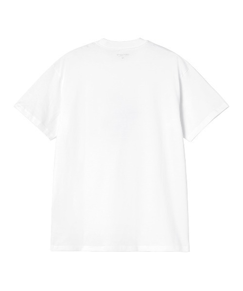 Carhartt WIP(カーハートダブリューアイピー)の「Carhartt WIP S/S SLINGSHOT T-SHIRT(カーハートワークインプログレス S/S スリングショット Tシャツ)(Tシャツ/カットソー・メンズ・Black/White・SMALL/MEDIUM/LARGE/X-LARGE)」の4枚目の写真