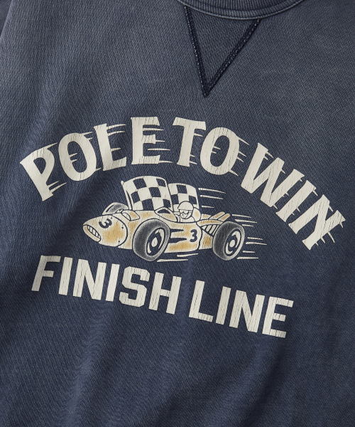 OUTSTANDING(アウトスタンディング)の「MOT スウェット(POLE TO WIN) ネイビー(スウェット・メンズ・その他・MEDIUM/LARGE/X-LARGE)」の4枚目の写真