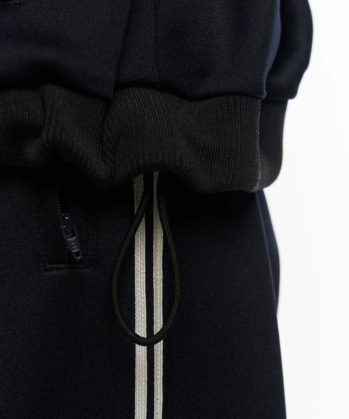 POOLDE(プールデ)の「Naval Track Jacket(ジャージ・レディース・ネイビー/ワインレッド・FREE)」の13枚目の写真