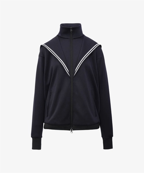 POOLDE(プールデ)の「Naval Track Jacket(ジャージ・レディース・ネイビー/ワインレッド・FREE)」の16枚目の写真
