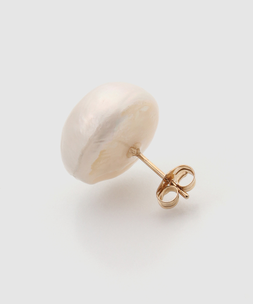 IENA（イエナ）の「GARDEN OF EDEN/ガーデン オブ エデン Button Pearl pirce ピアス(両耳)（ピアス（両耳用）・レディース・シルバー・FREE）」の2枚目の写真
