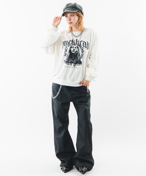 SHORT ROUND（ショートラウンド）の「SHORT ROUND/【26年秋冬新作】コ-ティングフレアデニムパンツ（デニムパンツ・メンズ・ブラック系3・LARGE/MEDIUM）」の4枚目の写真