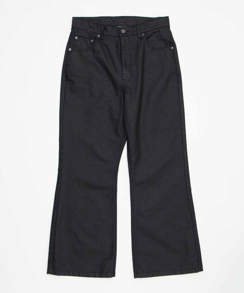 SHORT ROUND（ショートラウンド）の「SHORT ROUND/【26年秋冬新作】コ-ティングフレアデニムパンツ（デニムパンツ・メンズ・ブラック系3・LARGE/MEDIUM）」の22枚目の写真