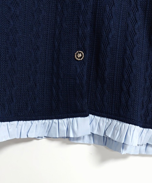 Doux Belle(ドゥーベル)の「配色カーディガン(カーディガン/ボレロ・レディース・A/B・X-LARGE/LARGE/MEDIUM)」の22枚目の写真