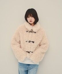 eL（エル）の「【eL】Fur Toggle Blouson/1057293（ブルゾン）」