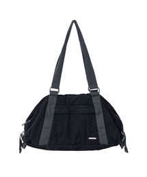 Multi pocket boston bag BLACK