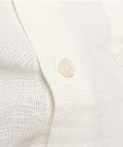 GLOBAL WORK(グローバルワーク)の「フレンチリネンコットンシャツ半袖/705423(シャツ/ブラウス・メンズ・ブルー/グリーン/イエロー/ネイビー/ライトブルー/ホワイト/カーキ・X-LARGE/MEDIUM/LARGE/SMALL)」の16枚目の写真