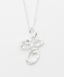 SAINTS/イニシャルネックレス（シルバー）