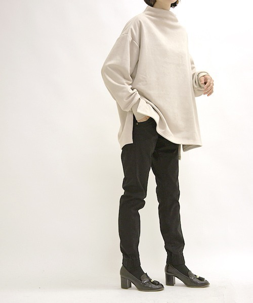 and it_（アンドイット）の「ストレッチコットンツイルジョガ―パンツ（その他パンツ・レディース・ブラック/カーキ/ベージュ・L/3L/4L/LL/M）」の10枚目の写真