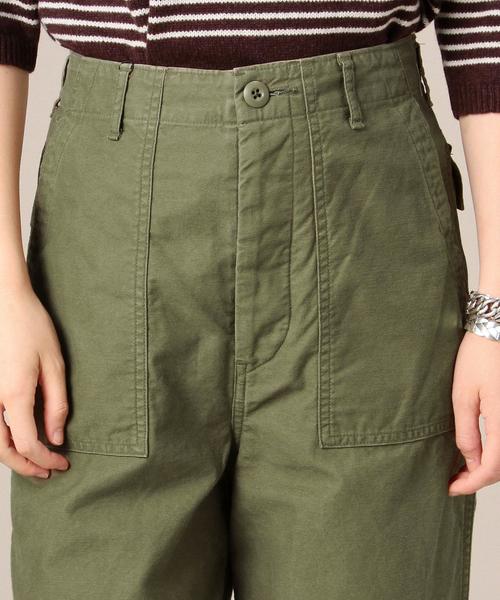 BEAUTY&YOUTH UNITED ARROWS（ビューティーアンドユースユナイテッドアローズ）の「BY モールスキンハイウエストファティーグパンツ◆（その他パンツ・レディース・オリーブ/ナチュラル/ダークグリーン・MEDIUM/SMALL）」の8枚目の写真
