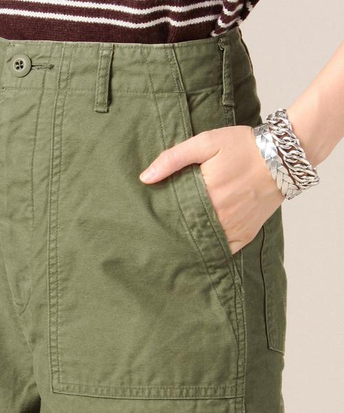 BEAUTY&YOUTH UNITED ARROWS（ビューティーアンドユースユナイテッドアローズ）の「BY モールスキンハイウエストファティーグパンツ◆（その他パンツ・レディース・オリーブ/ナチュラル/ダークグリーン・MEDIUM/SMALL）」の9枚目の写真