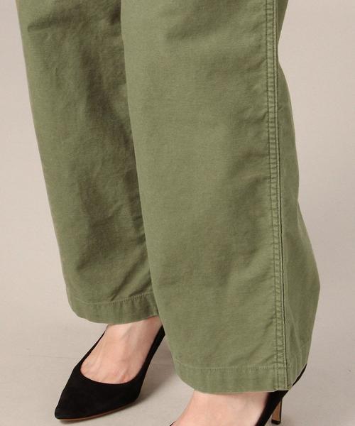 BEAUTY&YOUTH UNITED ARROWS（ビューティーアンドユースユナイテッドアローズ）の「BY モールスキンハイウエストファティーグパンツ◆（その他パンツ・レディース・オリーブ/ナチュラル/ダークグリーン・MEDIUM/SMALL）」の11枚目の写真