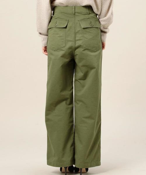 BEAUTY&YOUTH UNITED ARROWS（ビューティーアンドユースユナイテッドアローズ）の「BY モールスキンハイウエストファティーグパンツ◆（その他パンツ・レディース・オリーブ/ナチュラル/ダークグリーン・MEDIUM/SMALL）」の16枚目の写真