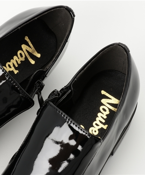 Noubel Voug Relax(ヌーベルヴォーグリラックス)の「Noubel Voug Relax(ヌーベル ヴォーグ リラックス)/サイド゙ジッパーデザインマニッシュシューズ(その他シューズ・レディース・ブラック系その他/ブラック/ダークブラウン/カーキ・S/LL/L/M)」の10枚目の写真