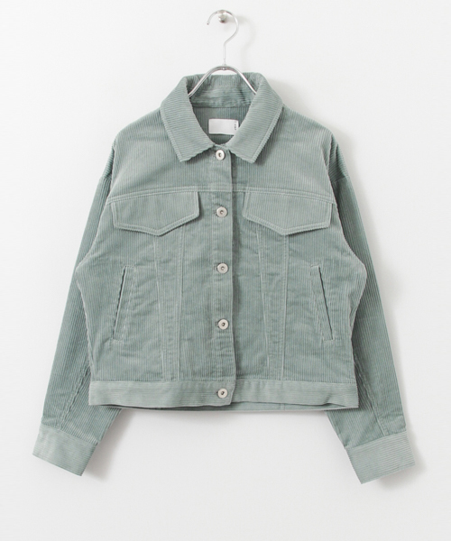 KBF（ケイビーエフ）の「KBF コーデュロイジャケット（その他アウター・レディース・ライトブルー/ピンク/キャメル・MEDIUM/LARGE）」の6枚目の写真