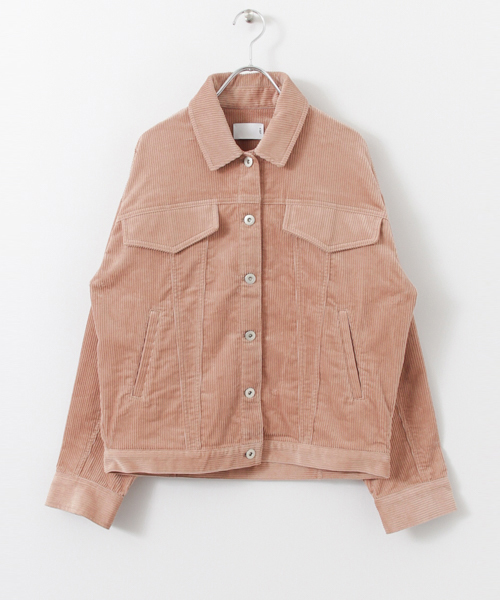 KBF（ケイビーエフ）の「KBF コーデュロイジャケット（その他アウター・レディース・ライトブルー/ピンク/キャメル・MEDIUM/LARGE）」の8枚目の写真